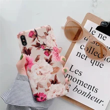 Pohiks Coque For iPhone XS Max XR 8 7 6s Plus Rose Flower Peony Soft TPU Phone Case Cover For iphone 6 6s plus 7 8 plus Fundas Pohiks Coque For iPhone XS Max XR 8 7 6s Plus Rose Flower Peony Soft TPU Phone Case Cover For iphone 6 6s plus 7 8 plus Fundas