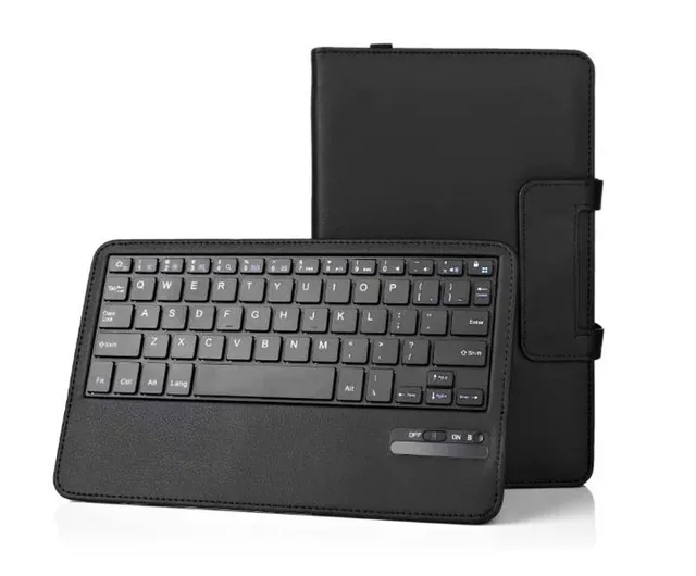 Best Offers For Samsung Galaxy Tab E 9.6 T560 T561 Tablet PU Leather Case Stand Cover+Removable Bluetooth Russian/Hebrew/Spanish Keyboard