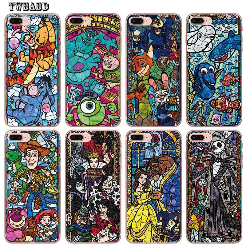 

Winnie the Pooh Beauty and the beast Jack For iphone X XS Max XR Soft Silicone Case for IPhone6 7 8 Plus X 6s 8 7plus Cover