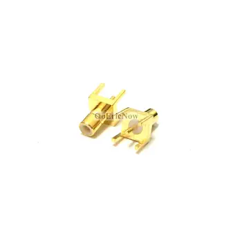 

100 pcs SMB Jack with Male Center Pin in RF Connector Straight/Edge PCB Mount with Post Terminal 4 Stud