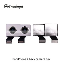 Rear Back Camera With Flex Cable For iphone X Big Back Main Camera Lens Module Ribbon Repair Replacement Parts repair parts replacement keystoke module for iphone 3g