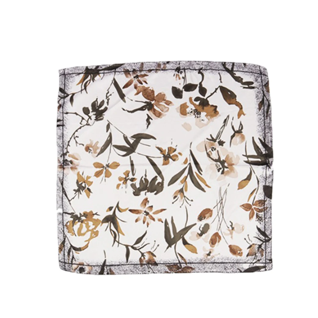 Womens Satin Silk Feeling Formal Square Neck Scarf Head Hair Scarf Wraps
