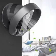 Super Quiet Variable Speed Non-blade Bladeless Fan Home Office Has The Remote Timing Function Folding Fan 12 Inches