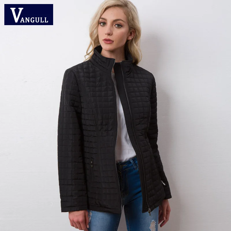 Женская теплая куртка Vangull хлопковая парка с длинным рукавом верхняя одежда для