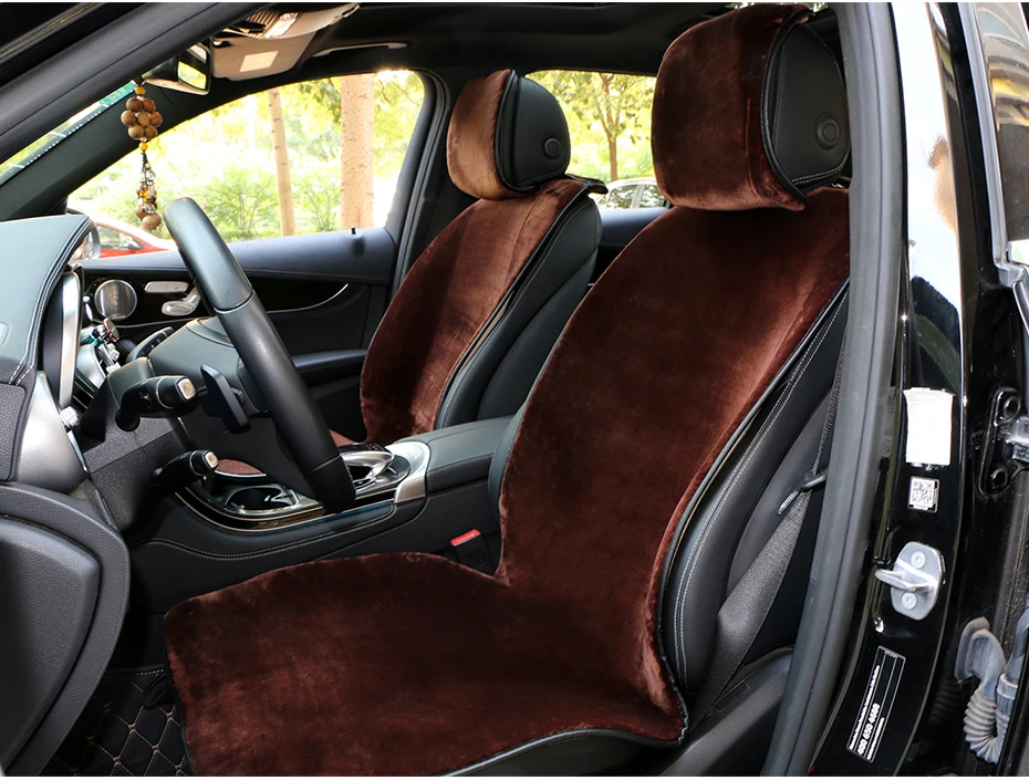Short Plush Front Seat Cushion (4)