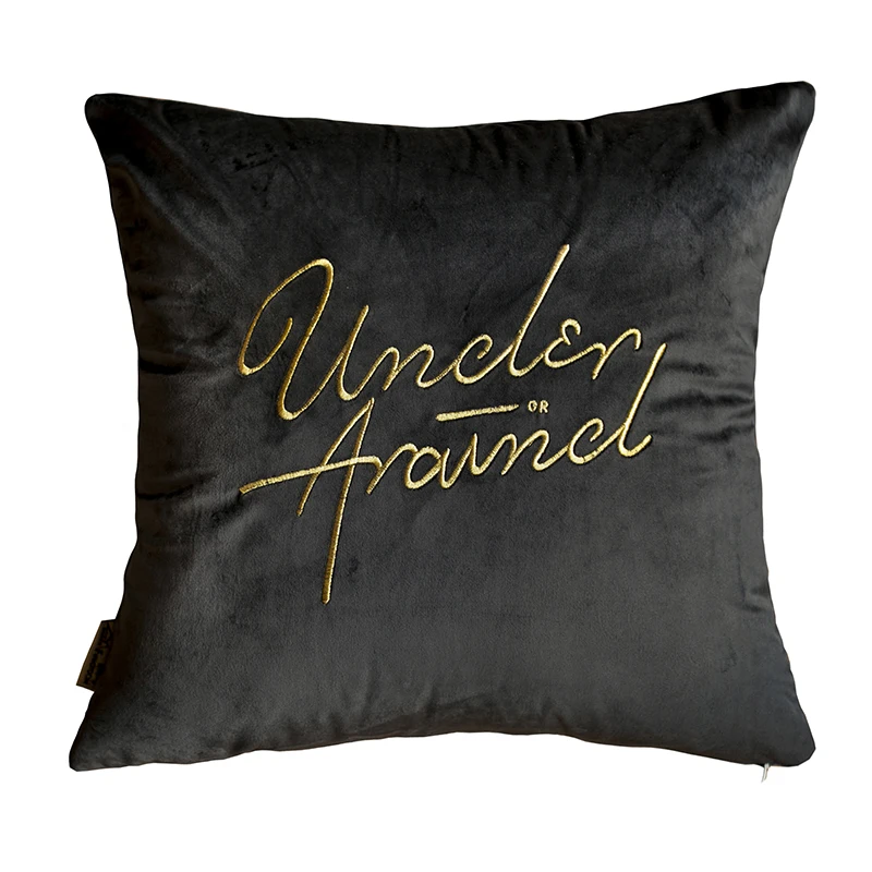 

Simplicity Gold Thread Embroidery Seat/Back Cushion Home Decor Bedroom Decorative Sofa Car Throw Pillow Comfortable Nordic Style