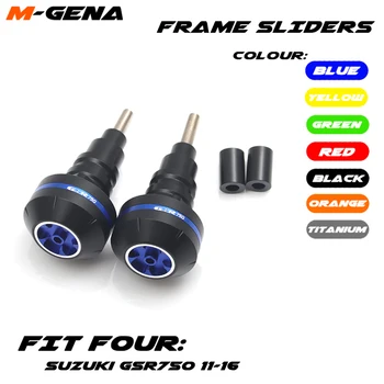 

Motorcycle CNC Aluminum Falling Protection Frame Sliders Crash Protector For GSR750 GSX-S 750 GSR 750 2011-2017