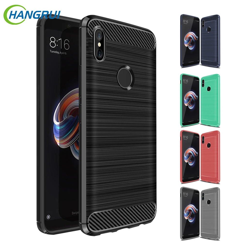 

Silicone case For Xiaomi Redmi Note 5 6 Pro Case Armor TPU Bumper Back Cover for Redmi 6A 6 Pro Note 5 5A Prime Shockproof shell