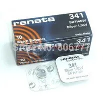 RE NA TA кнопочный элемент из оксида серебра батарея SR714SW 341 7,9*1,4 мм 15 мА · ч; 1,55 v