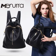 Черный модный рюкзак, женские рюкзаки, кожаные школьные сумки для девочек, дорожная сумка через плечо, Женская высококачественная повседневная сумка