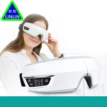 Электрический массажер для глаз с воздушным давлением с mp3 функциями. Беспроводной Вибрационный магнитный инфракрасный нагрев глаз. Уход за глазами