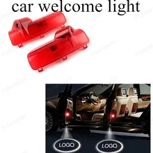 Добро пожаловать свет 2 шт. светодиодный логотип для автомобиля эмблема Лазерная автомобильная светодиодная лампа дверь шаг призрак теневой проектор лампа для hyundai топ-Номинальная Горячая