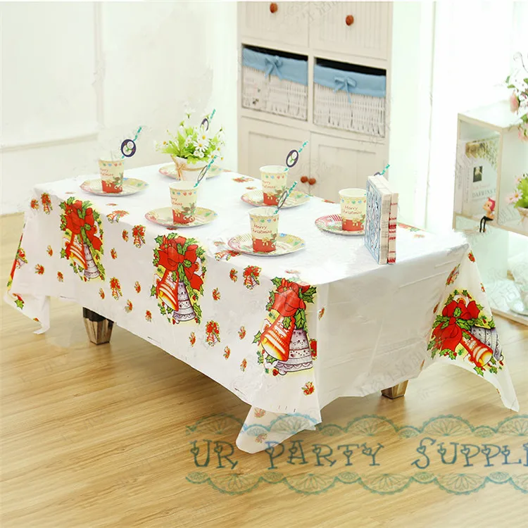 40 Sets Jingle Bell Christmas Party Decorations Paper plates/Cups