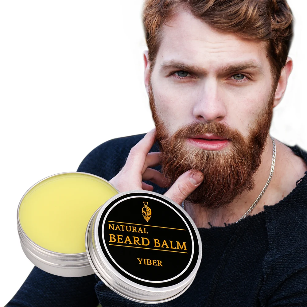 30g Beard Balm Wax Men Beard Growth Oli Enhancer Conditioner