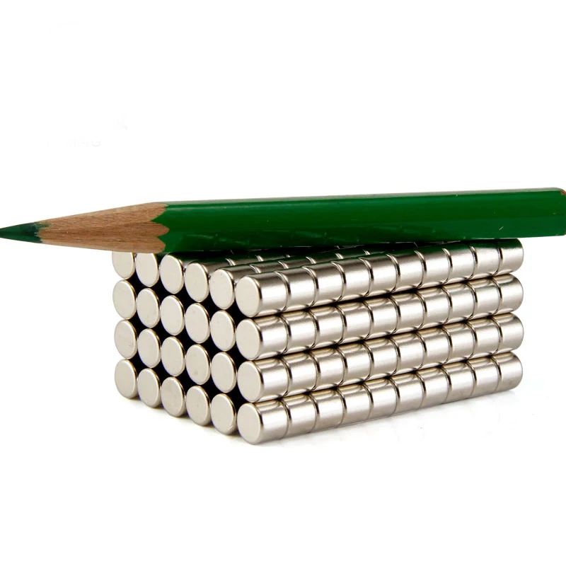 

100pcs Dia 6mmx4mm N50 high quality Strong Round 6x4mm Rare Earth NdFeb Neodymium Magnet