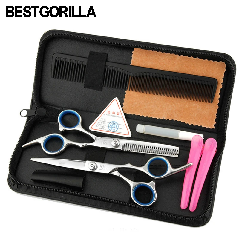 6'' Professional Hairdressing Scissors Set Beauty Salon Cutting Tools Barber Shop Hairdressing Scissors Styling Tools 6'' Professional Hairdressing Scissors Set Beauty Salon Cutting Tools Barber Shop Hairdressing Scissors Styling Tools