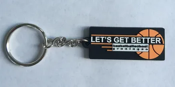 

New Fashion Company Promotional Custom Plastic Key chains PVC Custom Logo keychain rubber keyrings chaveiros personalizado