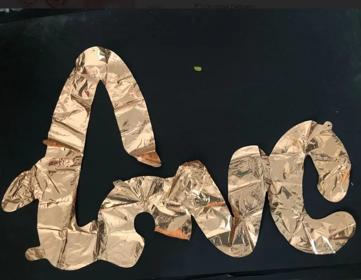 love foil balloons