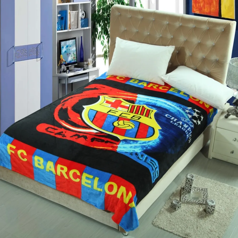 Fc Barcelona Anak Selimut Anak Selimut Bayi Bulu Tidur Selimut Cocok Untuk Sofa Bed Perjalanan Pesawat Plaxis Baby Yoga Blanket Curtainbaby Pool With Slide Aliexpress