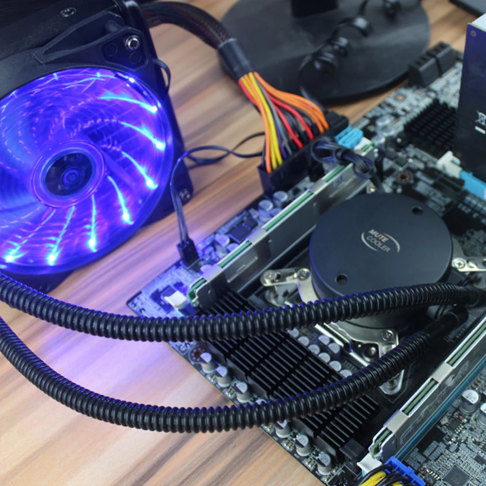 Универсальный 12V pcu радиатор водяного охлаждения ПК кулер cpu бесшумный