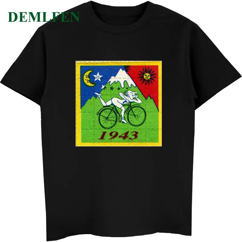 

Funny LSD Albert Hofmann Print T Shirt Streetwear Fashion Men's Cotton Short Sleeve O-neck T-shirt Casual Tees Tops