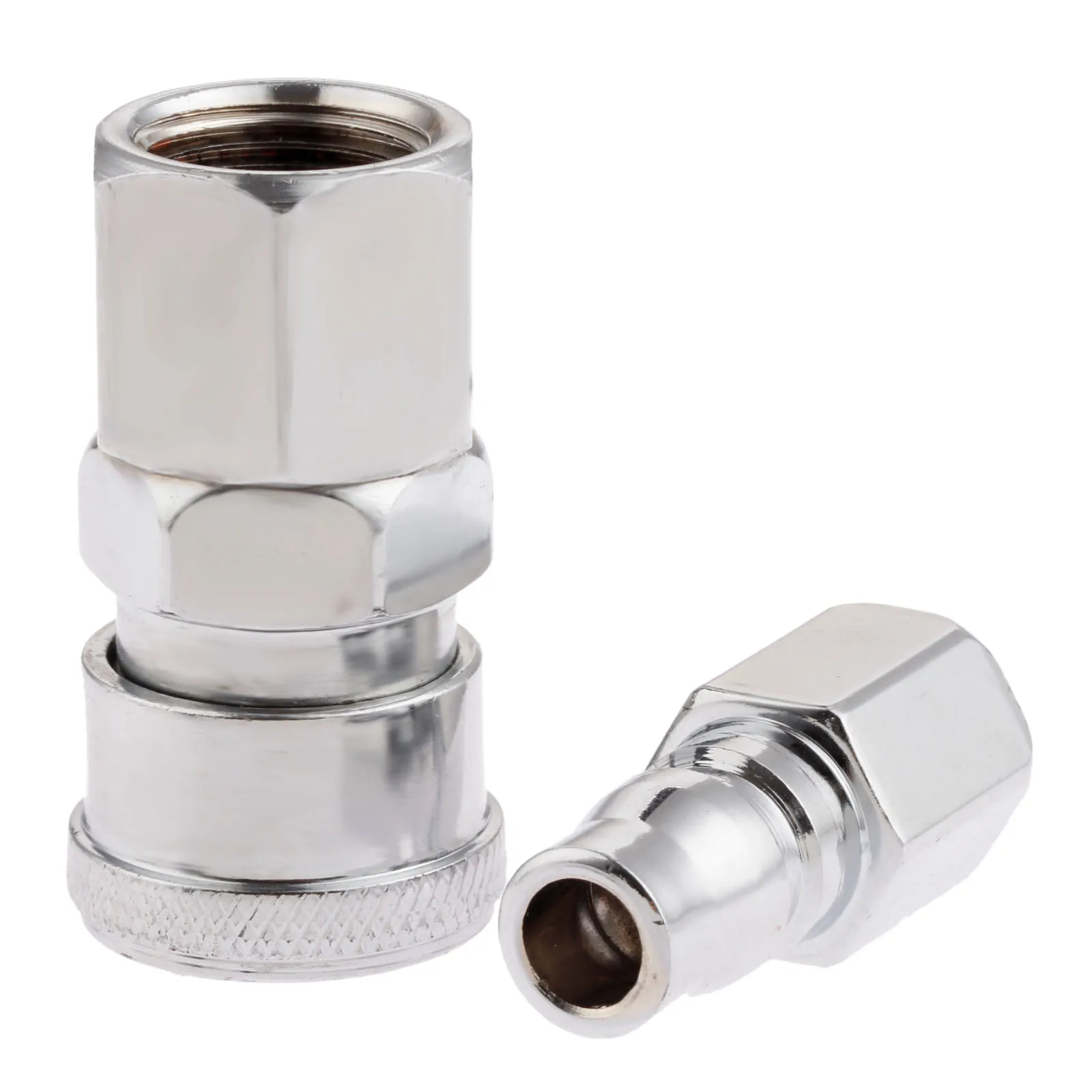 1//2BSP Filetage mâle 6mm pneumatique droite raccord rapide Connect 2pcs