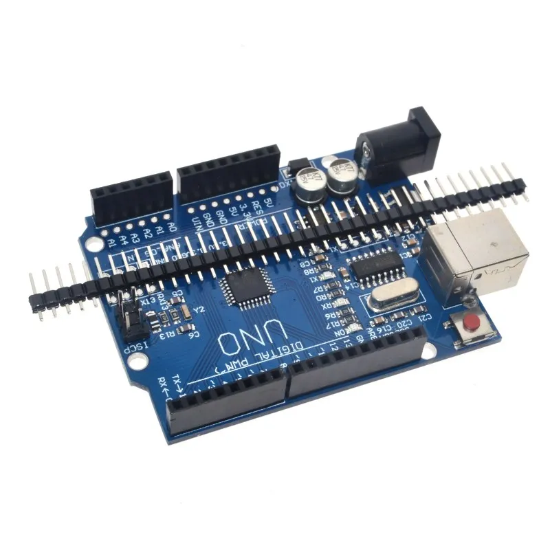 Высокое качество один набор UNO R3(CH340G) MEGA328P для Arduino UNO R3+ USB кабель ATMEGA328P-AU макетная плата