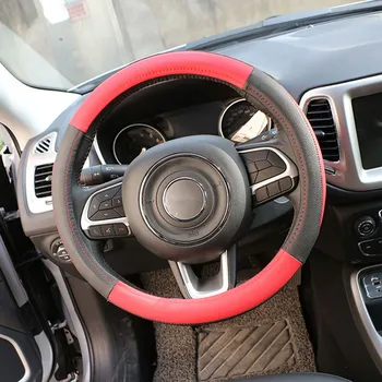 

Color My Life 38cm (14.96Inch) Trend Tasteless Leather Car Steering Wheel Protection Cover Car Covers Fit Most Car Styling