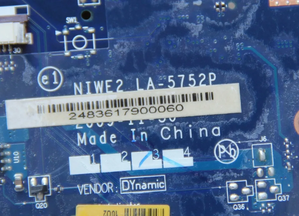 Материнская плата для ноутбука Lenovo G560 материнская NIWE2 с стандартным графическим