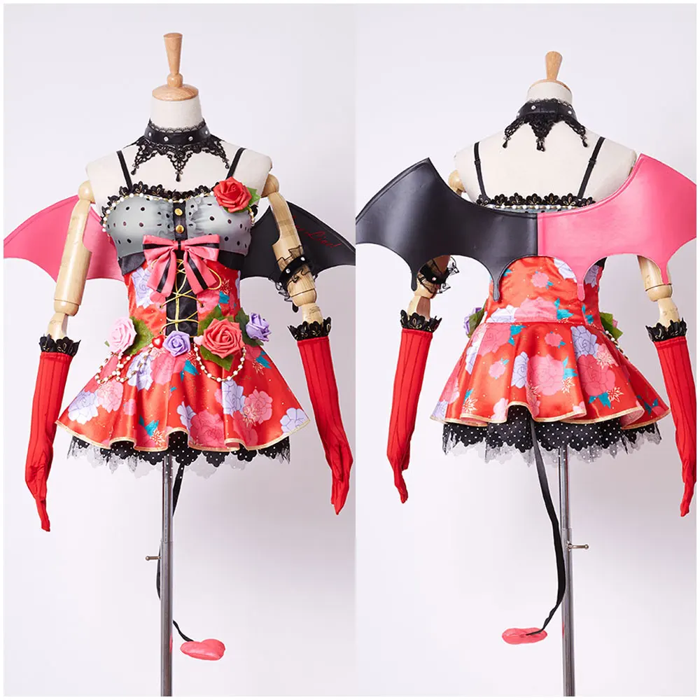 Love Live! Новая трансформированная Униформа SR Nozomi Tojo Little Demon Хэллоуин сексуальный