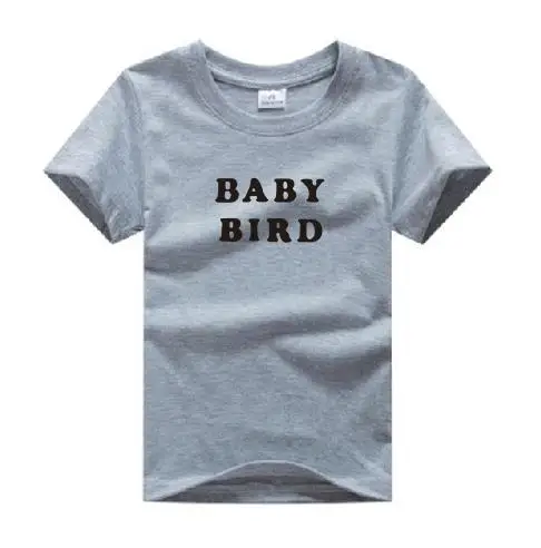 PADDY/дизайнерская футболка для мамы и ребенка с птицей, для мамы Семейный комплект, топ для младенцев, боди для женщин, топы для детей с короткими рукавами, Летний стиль, Прямая поставка