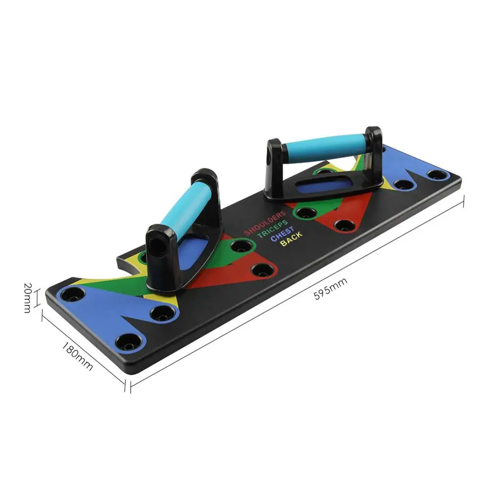 1pc Push Up Rack Board 9 in 1 Body Building Fitness Exercise Tools Men Women Push-up Stands For GYM Body Training Drop Shipping