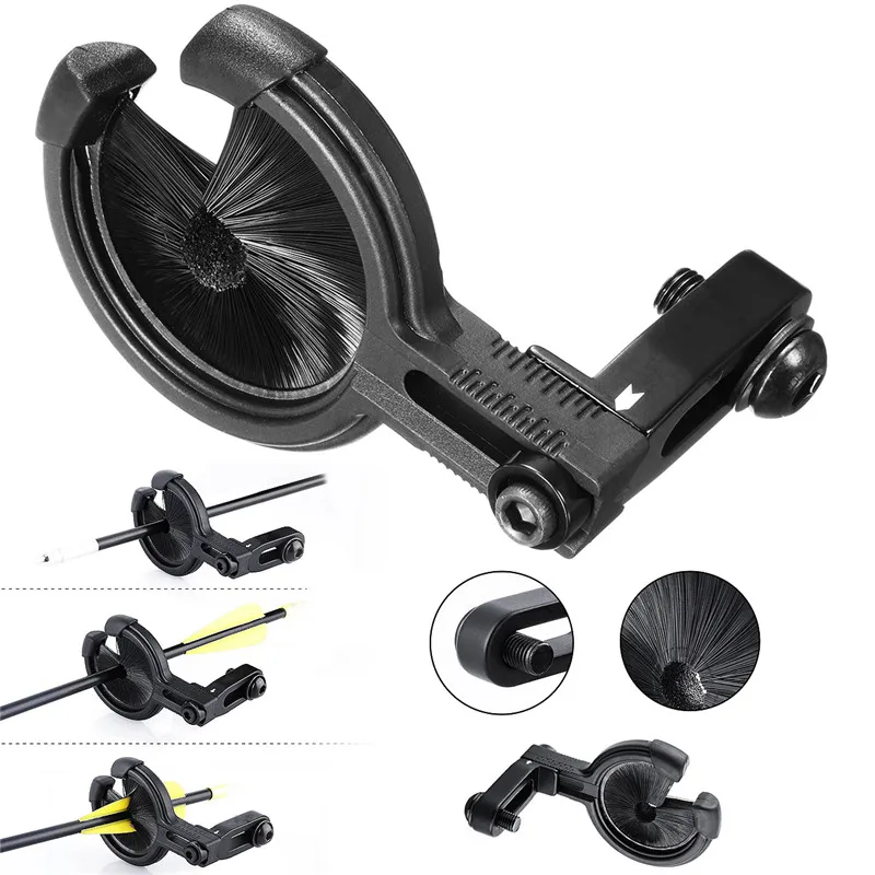 Круглая сменная щетка для охоты y Compound Bow and Arrow Rest + ключи кронштейн набор