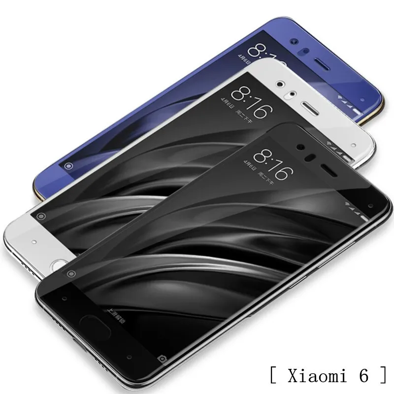 3D полное покрытие экрана закаленное стекло для Xiaomi 6 mi6 MI6 6E P MI6E MI6P MCE16 xiaomi6 защитный