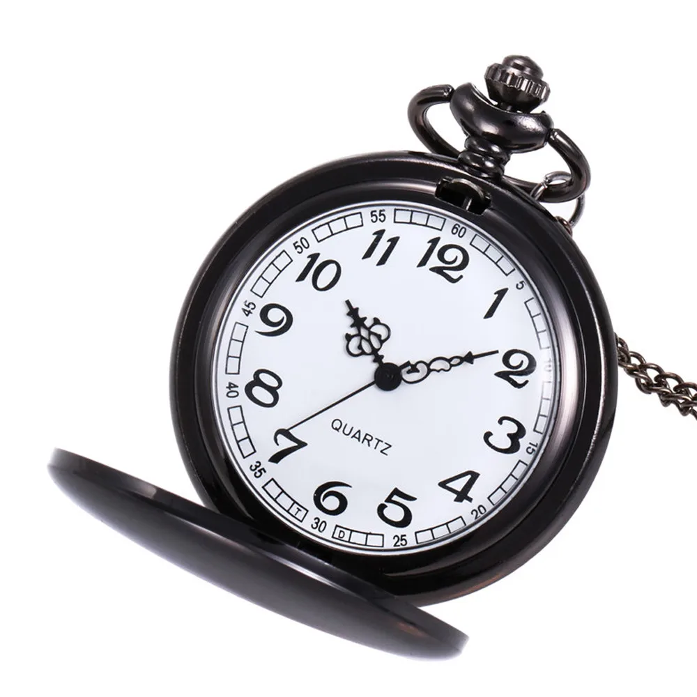 Унисекс ретро карманные часы модные бронзовые цепочки ожерелье зеркальные серебряные карманные часы мужские часы reloj de bolsillo дропшиппинг