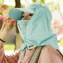 Мужская и женская солнцезащитная Кепка 360 градусов Солнцезащитная ветрозащитная шапочка для верховой езды TS95