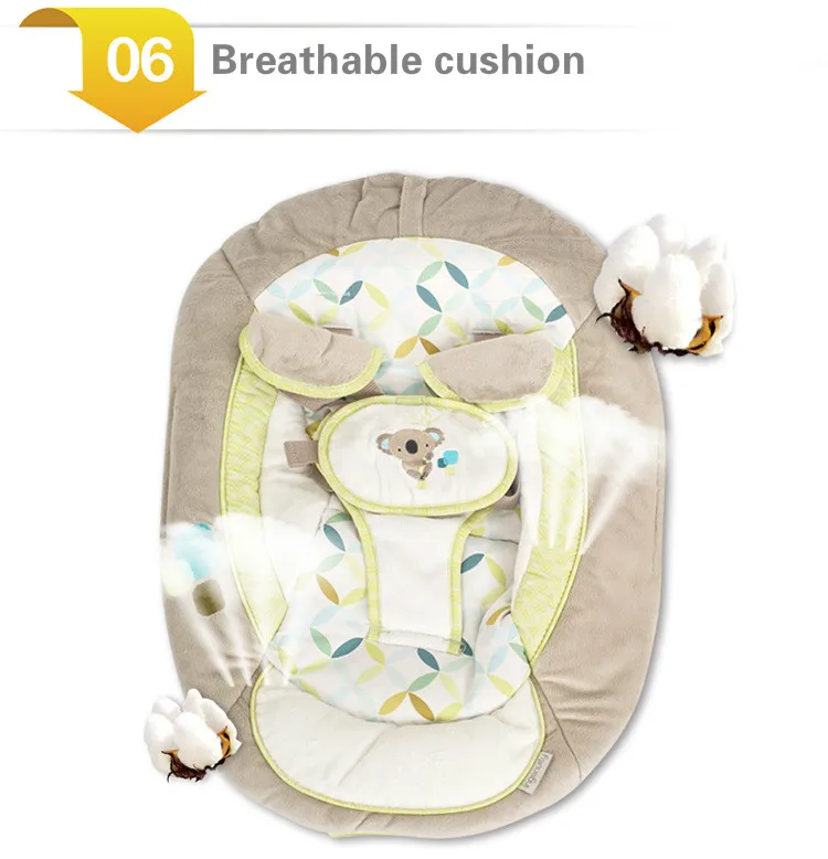 Подарок для новорожденных, Многофункциональные Музыкальные электрические качели, американское детское комфортное кресло, ББ колыбель, детское кресло-качалка