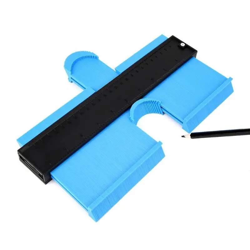 

Profile Contour Gauge Template Tiling Skirting Laminate Profile ABS Plastics Stable Durable Boards Carpets Woodworking Tool