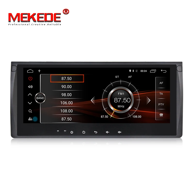 MEKEDE 4 аппарат не привязан к оператору сотовой связи 10,25 ''android 7,1 1Din автомобильный DVD плеер радио gps навигации для BMW X5 E53 1999-2005 2006/E39 1995 1996 1997-2003