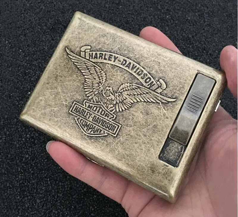 HARLEY DAVIDSON Lighter cigarette case for 20 cigarettes pack eBay