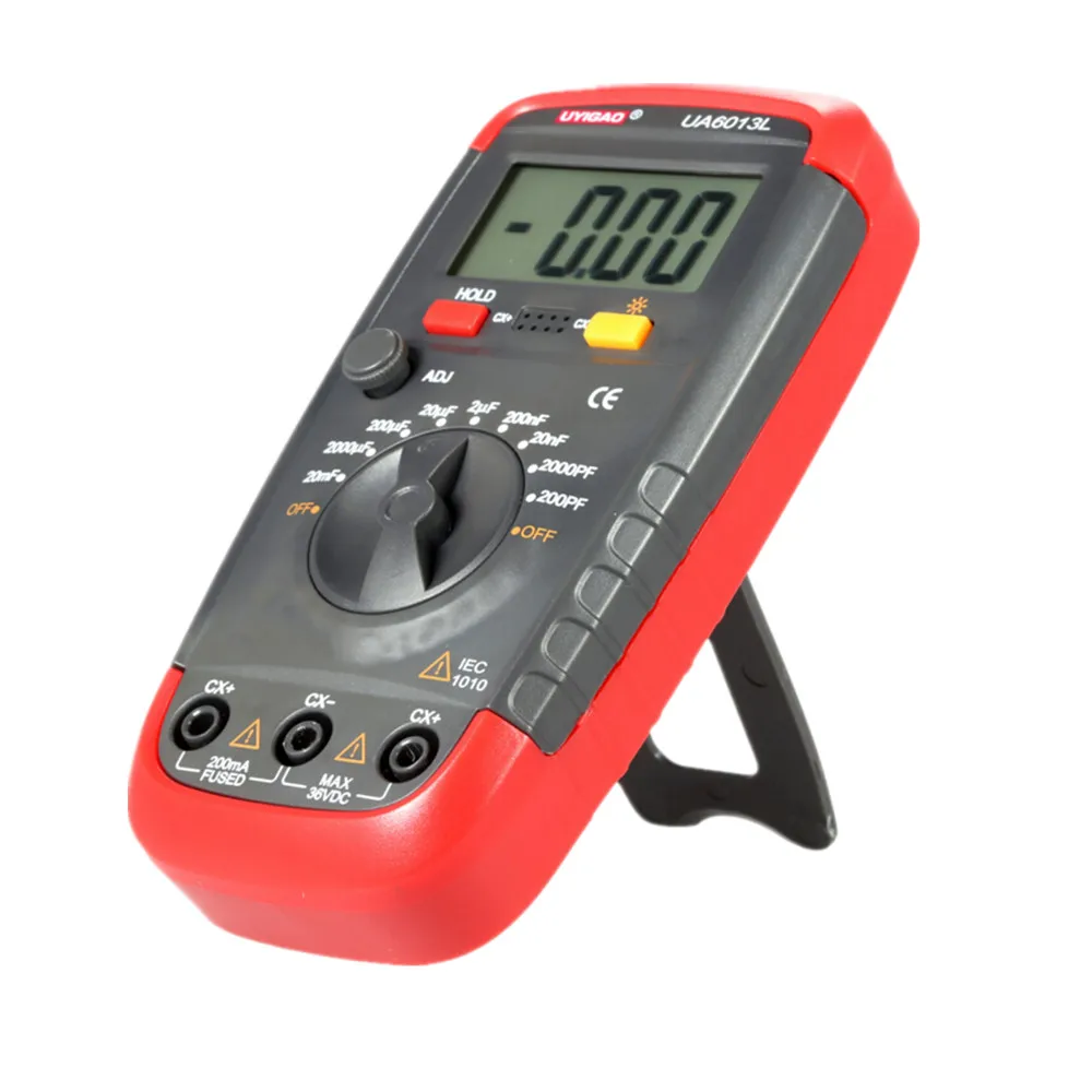 Capacitance Meter UA6013L Auto Range Digital LCD Capacitor Test Multimeter Measurement Tester Meter