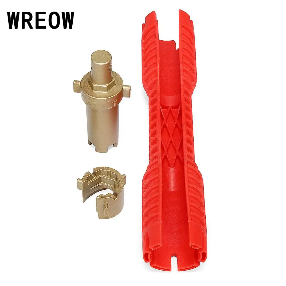 Multifunctional Anti Handle Double Faucet Wrench Lightweight Home Kitchen Bathroom Faucet and