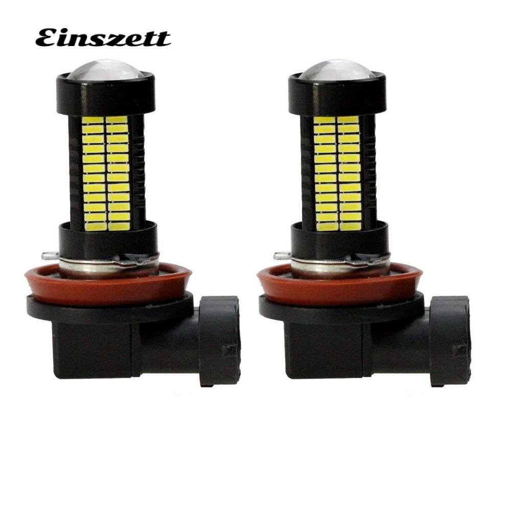 

2pcs H8 H11 Auto LED Fog Light Bright White 12V 108SMD 4014 55W LED HeadLight Bulb DRL Lamp For Motorcycle Car Accessories