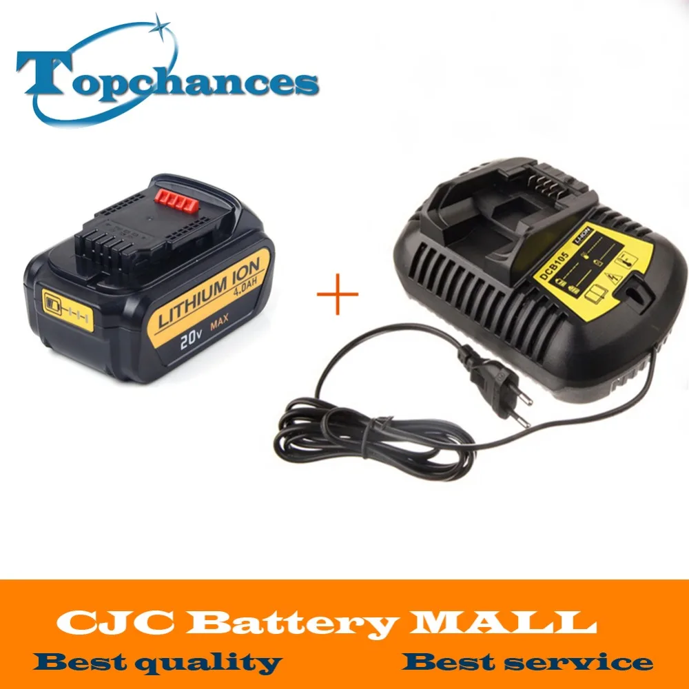 High Quality 20V 4000mAh font b Power b font font b Tools b font Batteries Replacement