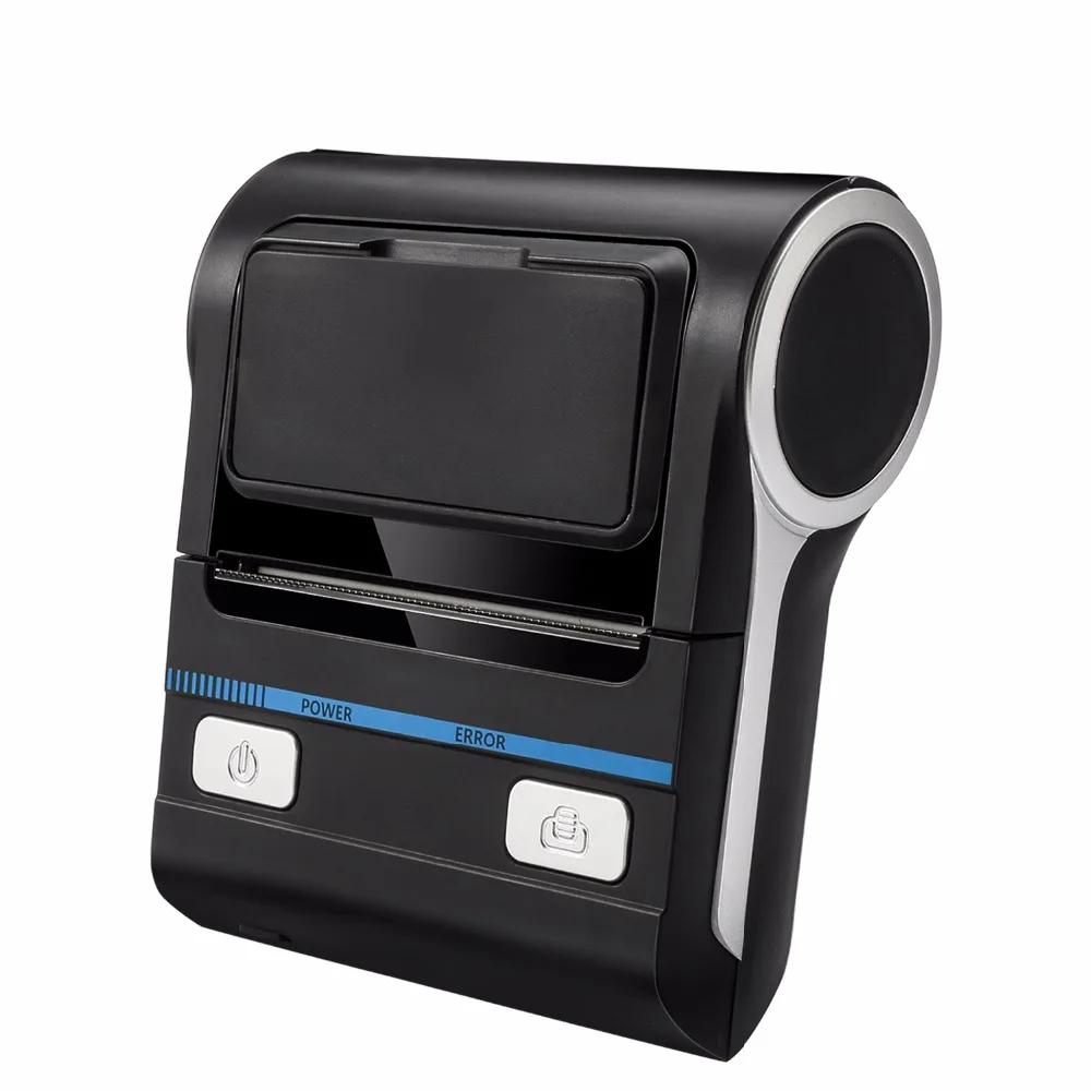 Vbestlife Impresora t/érmica de Recibos Negro Mini port/átil 80mm USB inal/ámbrico Bluetooth Bill POS Impresora de Etiquetas con Windows//iOS//Android Compatible para Tienda//Restaurante