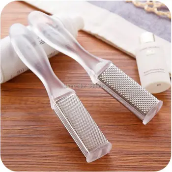 Price Foot Care Tool Stainless Steel Callus Remover Double-sided Rub Skin Peeling Removal Pedicure File Foot Care F1133