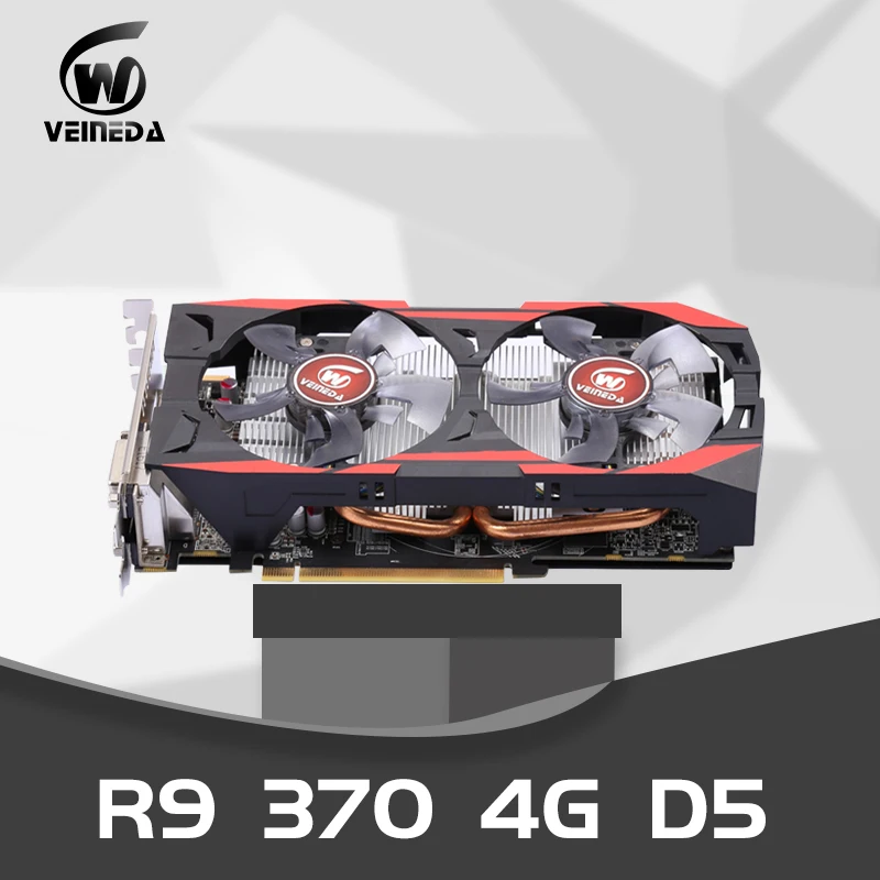 

R9 370 4GB 256Bit GDDR5 graphics card Gaming100% original GPU Video Card Radeon R9 370 Graphics Cards For AMD Video Cards