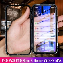 360 Full Magnetic Phone Case For Huawei P30 P20 Pro P10 Mate 20 Nove 3 3I