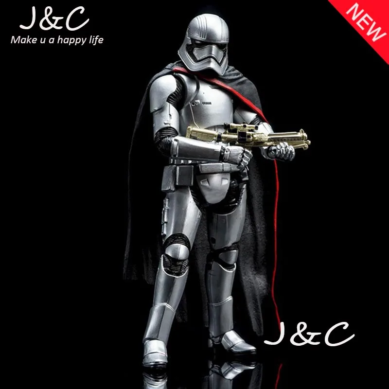 Бесплатная Доставка 2016 15 СМ Звездные войны Фигурку Игрушки Phasma Фигурку Коллекция Модель Аниме Звездные войны