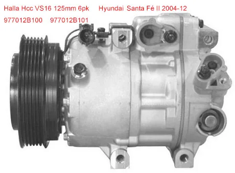 Автоматический компрессор переменного тока для hyundai Santa VS16 F500DC4CA08 F500MA5AB01 F500MA5AB0 |